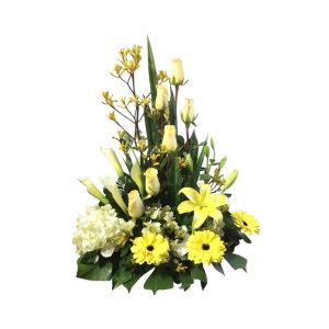 Arreglo de Rosas, Gerberas y Lirios