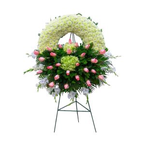 Corona de Moña Invertida de Rosas