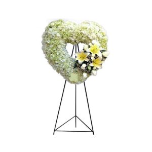 Corona en Forma de Corazón con una Pequeña Moña